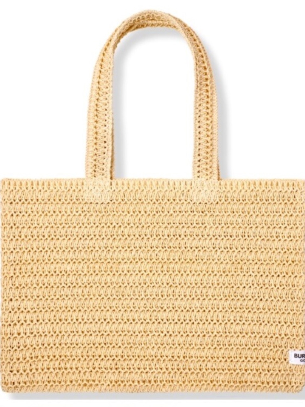 BURBERRY Beauty Burberry Goddess GWP Straw Woven Tote
